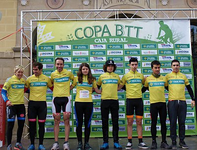 Líderes Copa Caja Rural BTT 2018 tras Falces