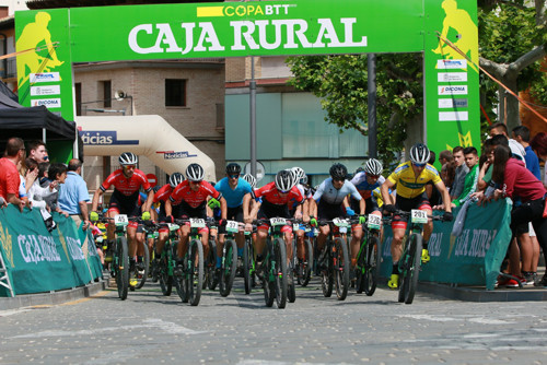Salida de la Copa Caja Rural BTT 2019 en Sangüesa