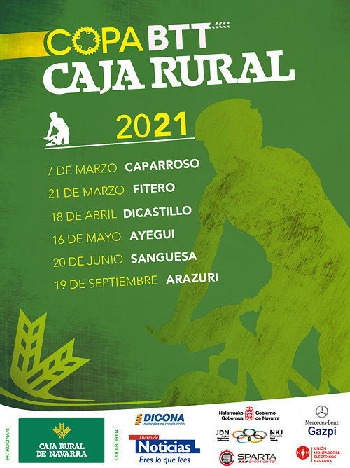 Cartel Copa Caja Rural BTT 2021