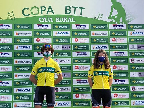 Líderes Copa Caja Rural BTT 2021 tras Caparroso